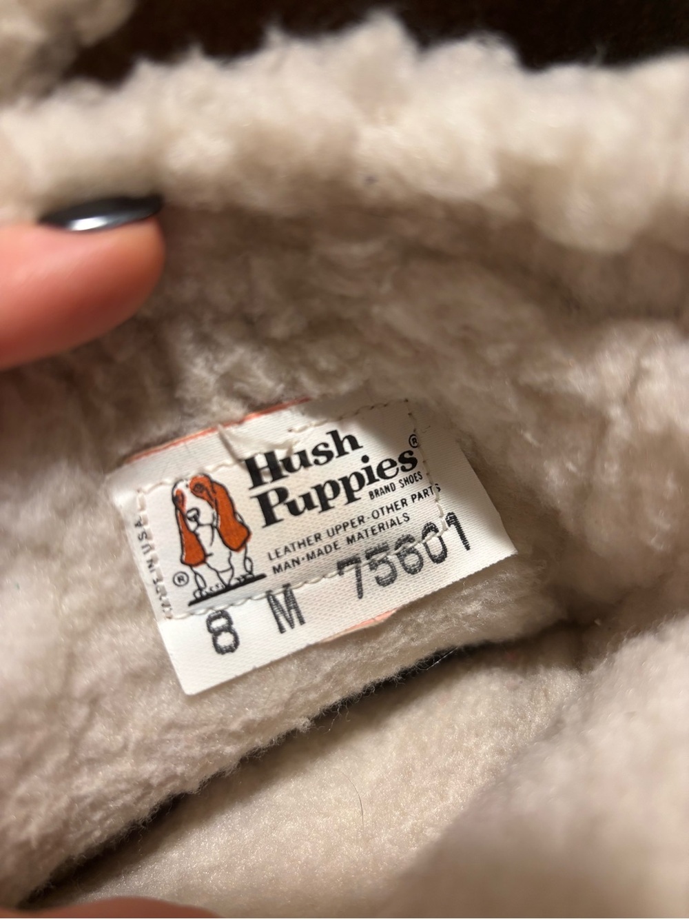 HUSH PUPPIES Women’s Tan Suede Shearling-Lined Boots Size 8 - Picture 5 of 9